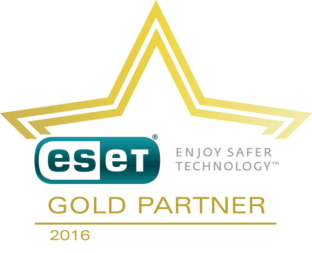 Gold Partner Logo von ESET