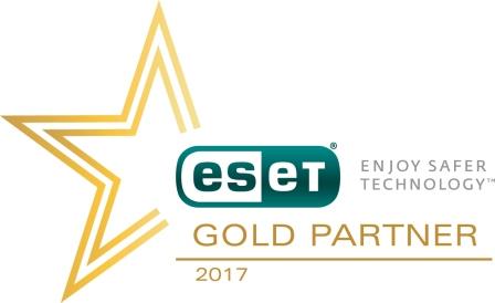 Gold Partner Logo von ESET